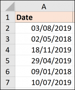 Dates avec points convertis en dates réelles