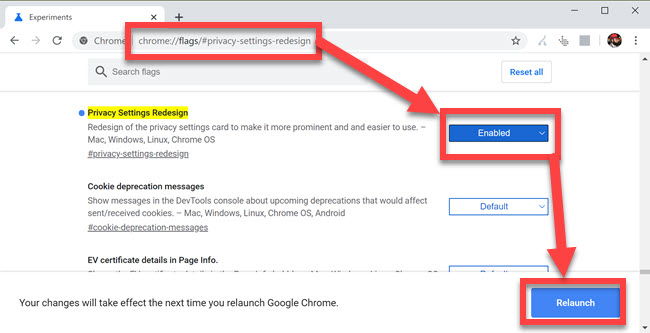 Téléchargez Google Chrome 83 : Nouveaux paramètres de confidentialité et de sécurité, groupes d'onglets, améliorations des cookies 3 Refonte des paramètres de confidentialité de Chrome 83