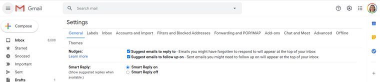Gmail Nudges