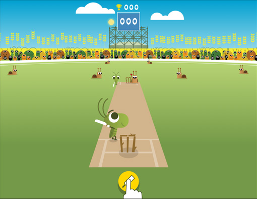 Google Doodles Cricket