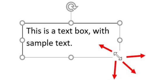 Redimensionner une zone de texte dans Microsoft Word