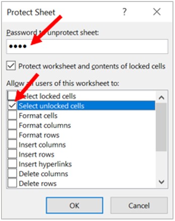 Protéger les cellules dans Microsoft Excel