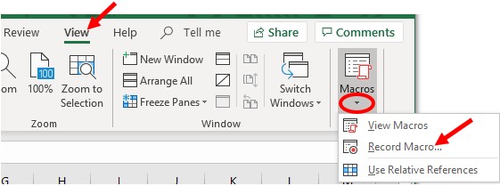 Enregistrer une macro dans Microsoft Excel