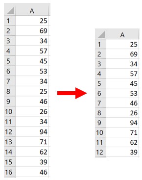 Suppression des doublons dans le tableur Excel