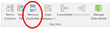 Supprimer les doublons dans Microsoft Excel