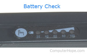 Vérification de la batterie de l'ordinateur