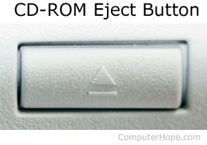Bouton d'éjection du CD-ROM