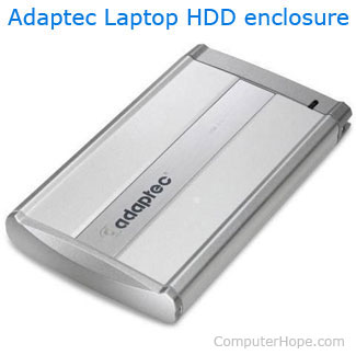 Boîtier de disque dur pour ordinateur portable Adaptec