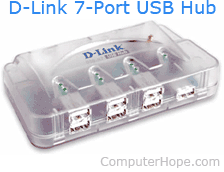 Hub USB 7 ports D-Link