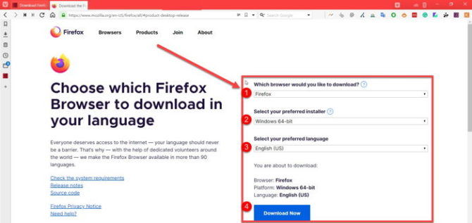 Télécharger Firefox 71