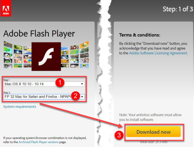 adobe flash player version 10 offline installer
