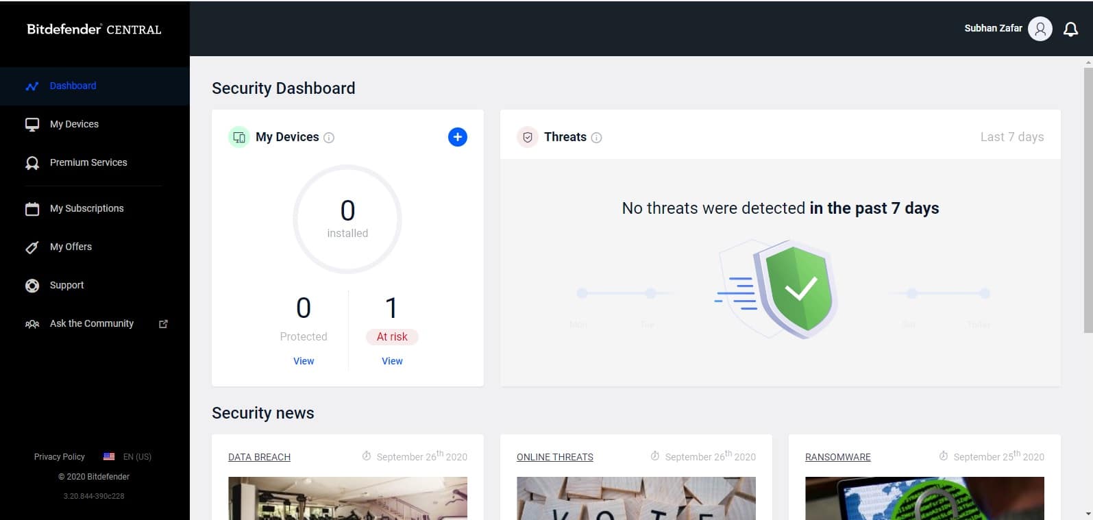 Comment télécharger, installer et utiliser Bitdefender 2021 sous Windows 8 bureau installer protection