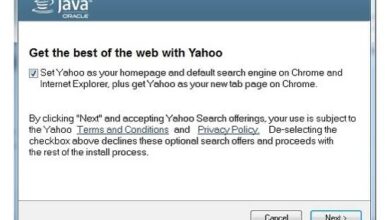 Mise à jour de Java Détournement de Yahoo