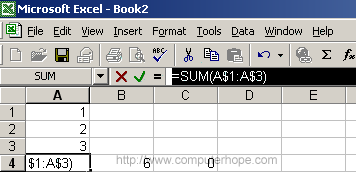 Formule Microsoft Excel