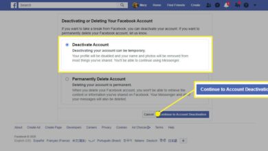 Comment désactiver votre compte Facebook