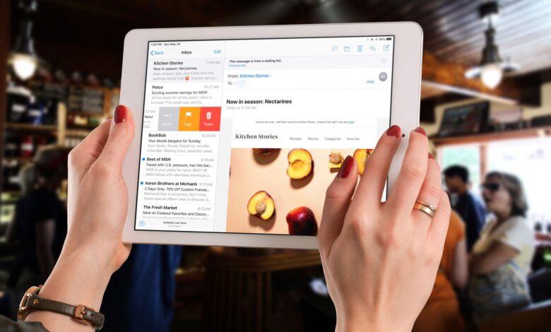 Comment supprimer des e-mails sur l'iPad