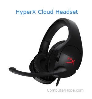 Casque HyperX Cloud avec microphone