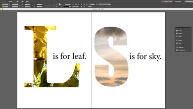 Comment utiliser le texte comme masque d'image dans Adobe InDesign