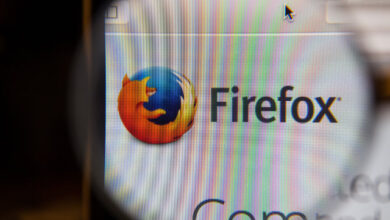 Gros plan sur l'icône de Mozilla Firefox