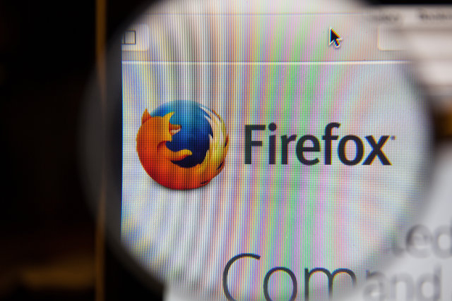Gros plan sur l'icône de Mozilla Firefox