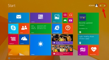 Écran de démarrage de la mise à jour de Windows 8.1