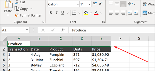 Sélection de plusieurs cellules dans Excel
