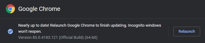 Téléchargez Google Chrome 86 avec la fonction Tab Throttling et la détection des mots de passe compromis 1 mise à jour