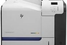 HP LaserJet Enterprise 500 color Printer M551dn driver