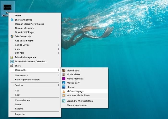 Menus contextuels de Windows11 Ancien menu classique de Windows10