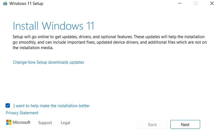 Windows11 Installer Iso Start