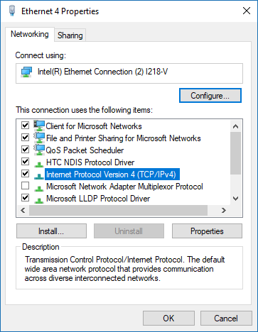 Windows Store ne fonctionne pas Changer DNS