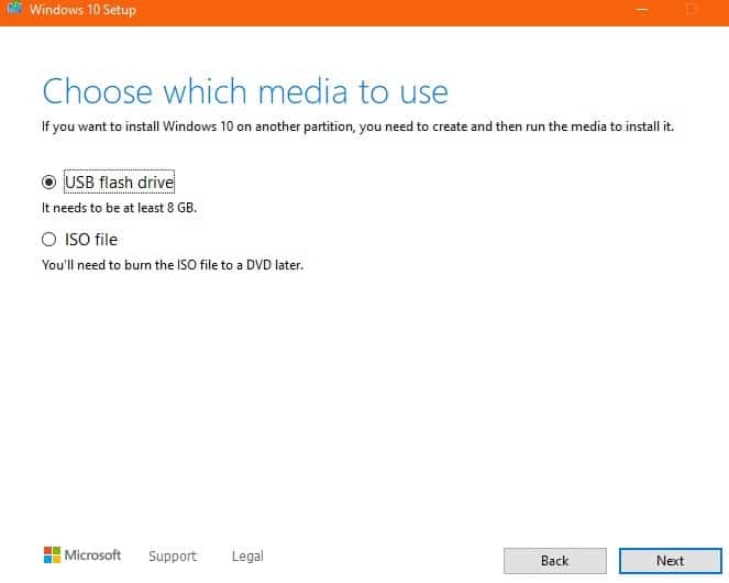 Windows10 Clean Installer Usb Ou Iso