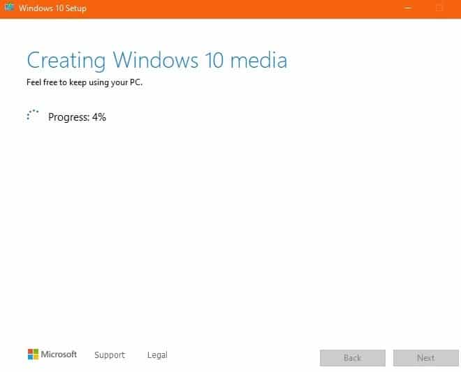 Windows10 Clean Install Windows10 Media créé