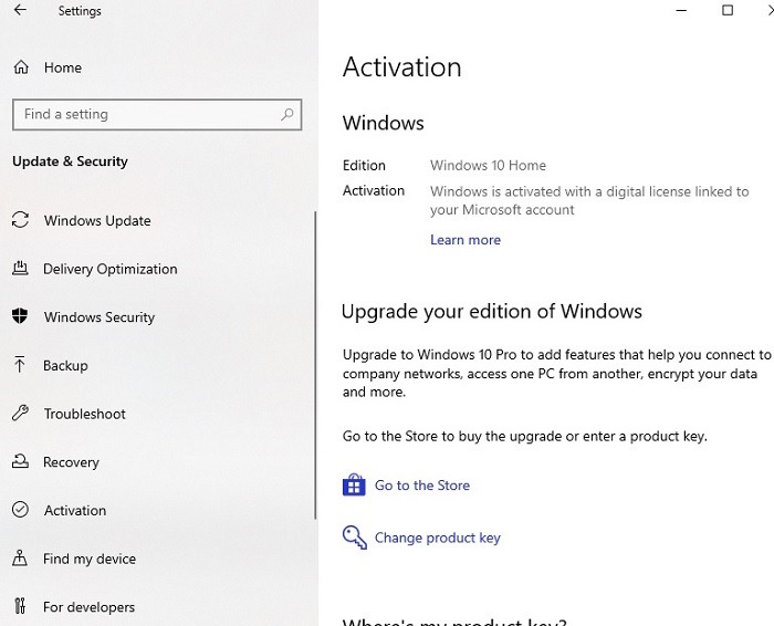 Comment récupérer votre problème d'activation de clé de produit Windows 10