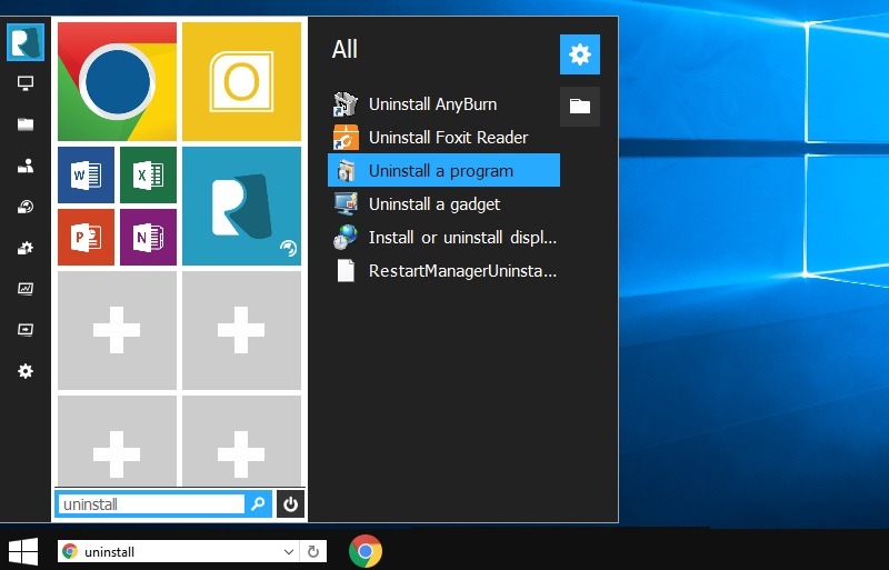 Programme de désinstallation de la transformation Windows7 du thème Windows10