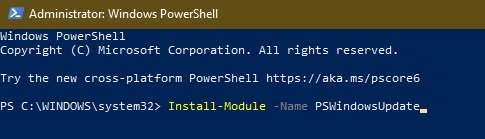 Comment masquer les mises à jour à l'aide de Powershell dans le module Powershell de Windows 10