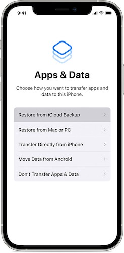 Déplacer les données Nouvel Iphone Transfert Icloud