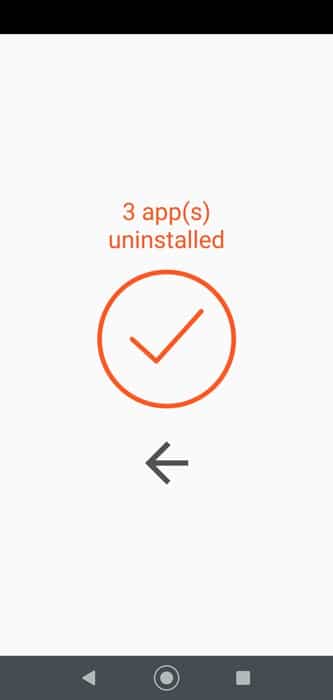 Applications de désinstallation par lots Applications Android désinstallées