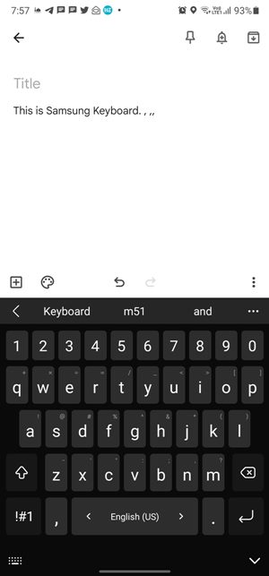 Activer les symboles du clavier Gboard Vs Swiftkey Vs Samsung