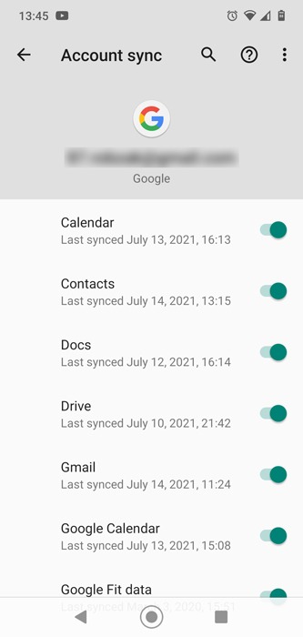 Réparer la synchronisation du compte de vidange de la batterie des services Google Play