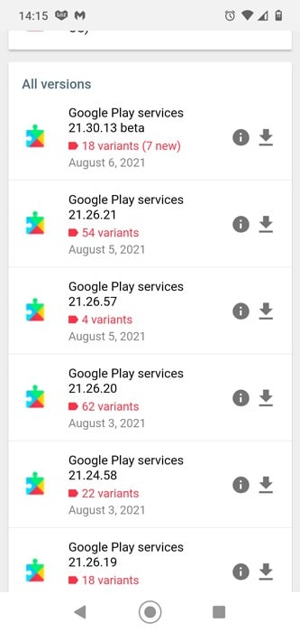 Réparer la décharge de la batterie des services Google Play Apkmirror 2