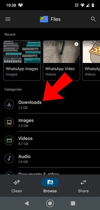 Trouver les fichiers téléchargés Téléchargements Android 1