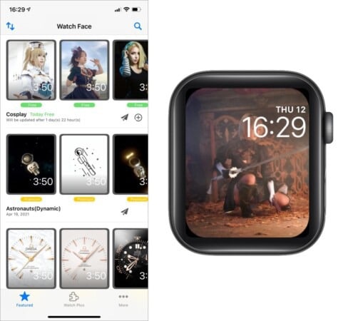 Meilleurs visages d'Apple Watch Faces Albums de visages de montre
