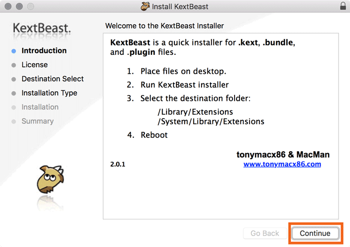 installation-kextbeast