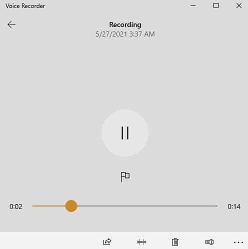 Ext Microphone Windows Voice Recorder Écouter la voix