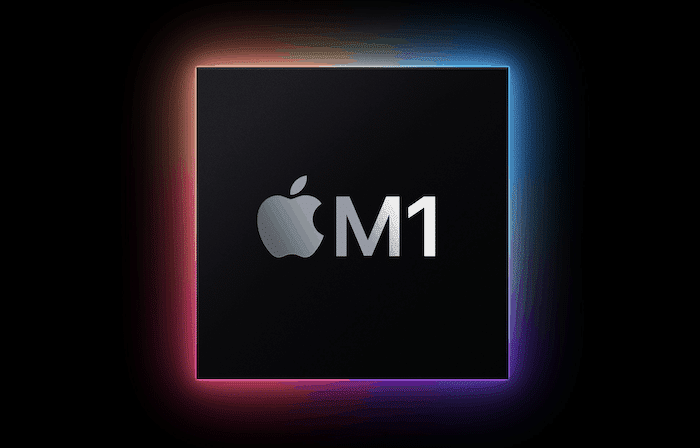 Le logo Apple Silicon M1.