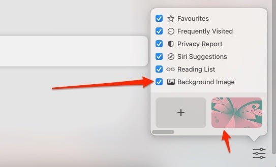 Mac Modifier les paramètres de l'image d'arrière-plan
