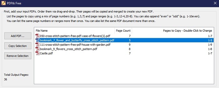 Appuyez sur « Ajouter un PDF » pour ajouter les fichiers PDF que vous souhaitez fusionner.  Les fichiers sont ajoutés à la liste dans l'ordre dans lequel vous les sélectionnez, mais vous n'avez pas à vous soucier de l'ordre pour le moment.