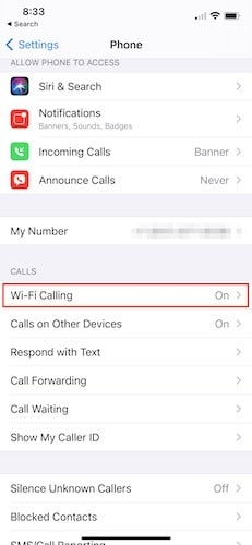 Réparer les données cellulaires Ios Phone Wifi