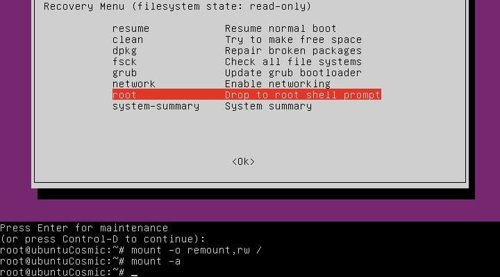 Remontez vos disques en tant que root sur Ubuntu
